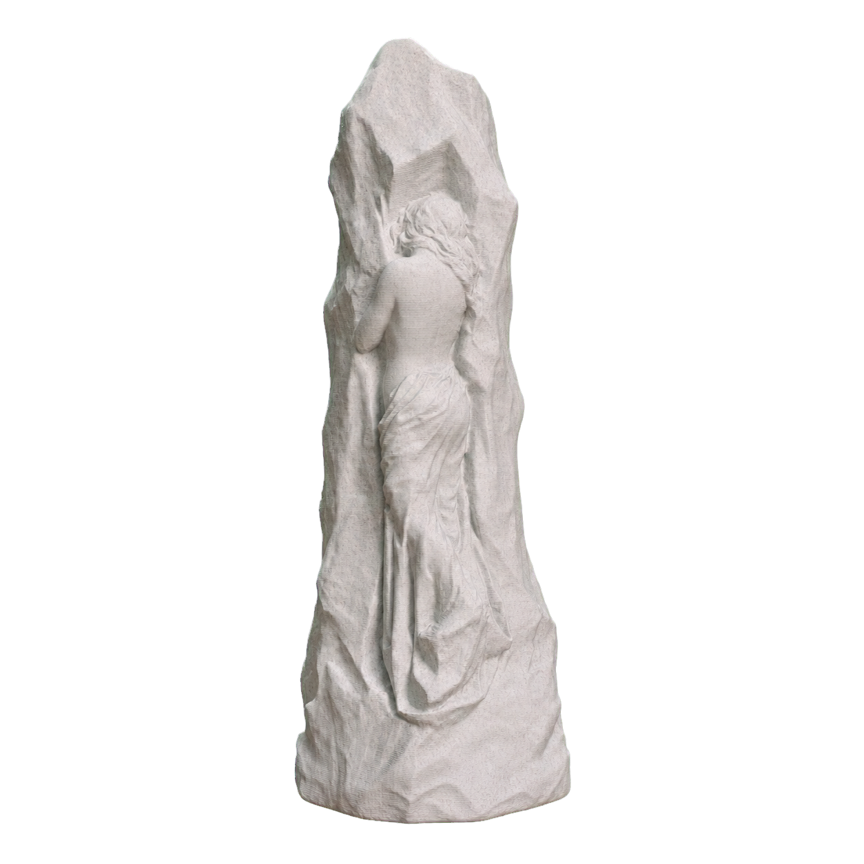 Sepulchral Monument to the Artist's Mother Signe Tegner Marble Stone collectible bust