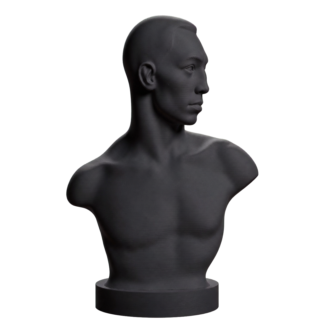 The Boxer Emil Andreasen Charcoal Black collectible bust