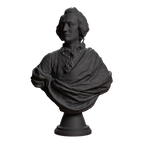 Bust of an Englishman Charcoal Black collectible bust