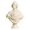 Bust of an Englishman Ivory White collectible bust