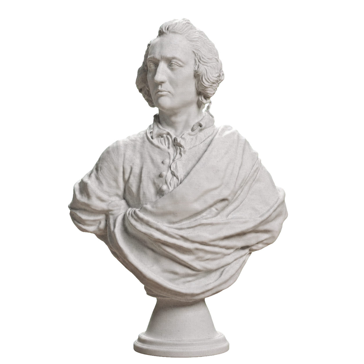 Bust of an Englishman Marble Stone collectible bust