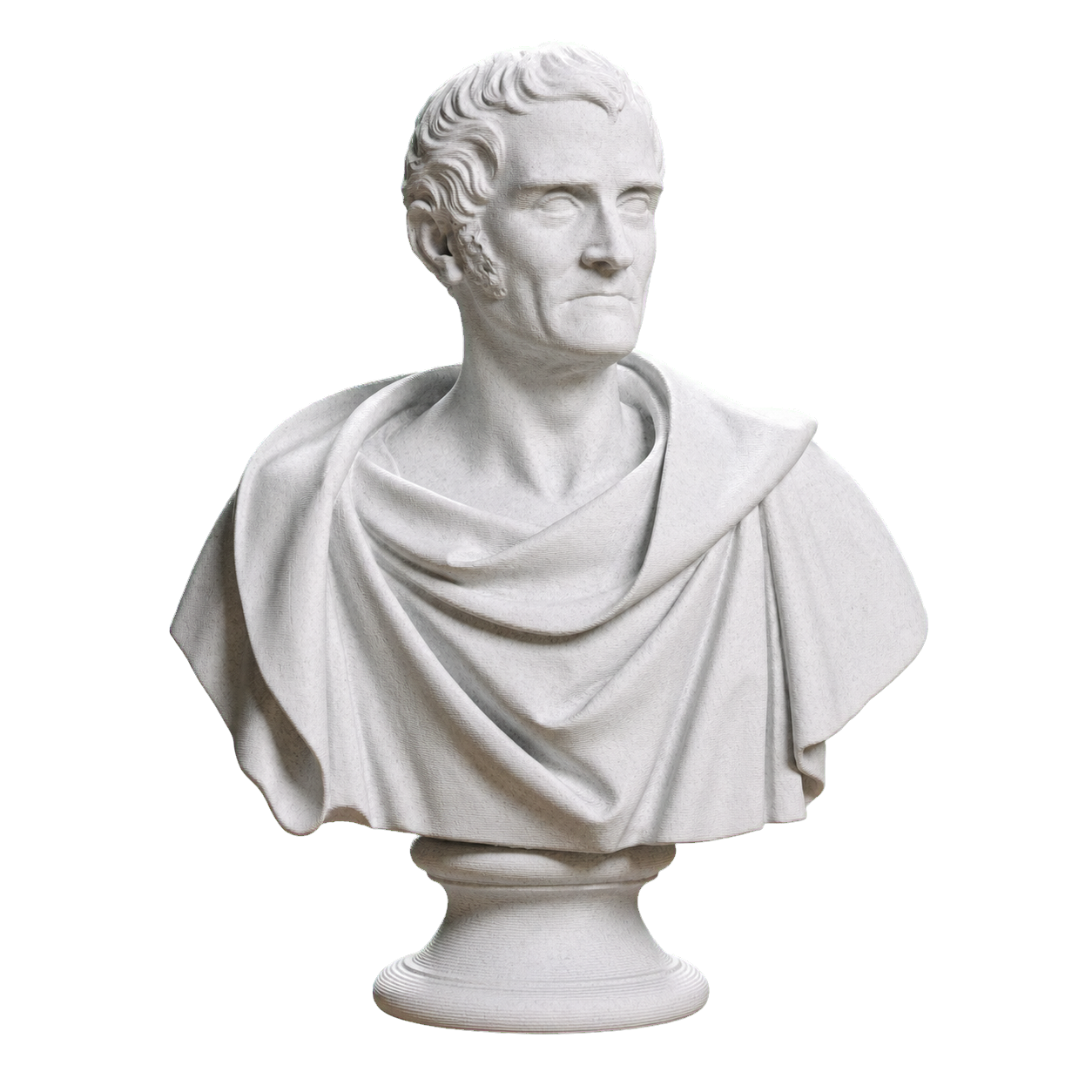Pehr Henrik Ling Marble Stone collectible bust