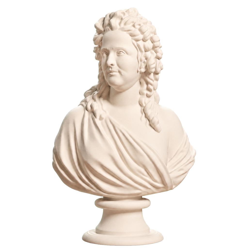 Madame de Wailly nee Adelaide-Flore Belleville (1765-1838) Ivory White collectible bust