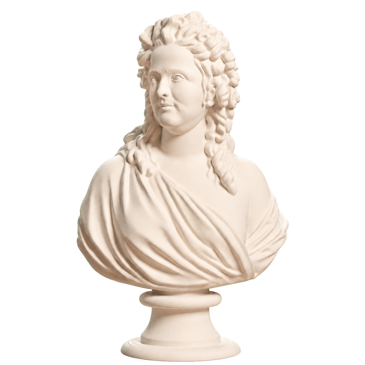Madame de Wailly nee Adelaide-Flore Belleville (1765-1838) Ivory White collectible bust