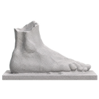 Right foot of an athlete (?) Marble Stone collectible bust