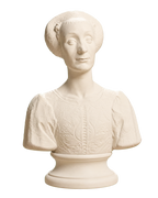 Portrait of Isotta di Rimini (?) Ivory White collectible bust