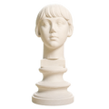 Young Girl Antoninian Princess (?) Ivory White collectible bust