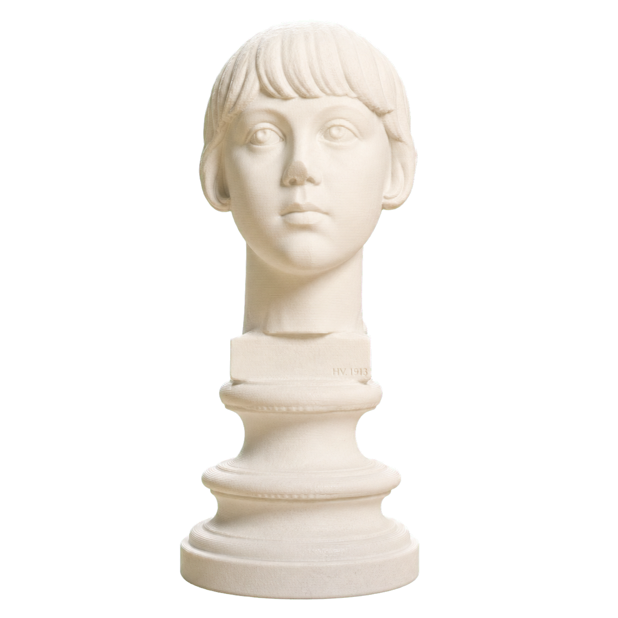 Young Girl Antoninian Princess (?) Ivory White collectible bust