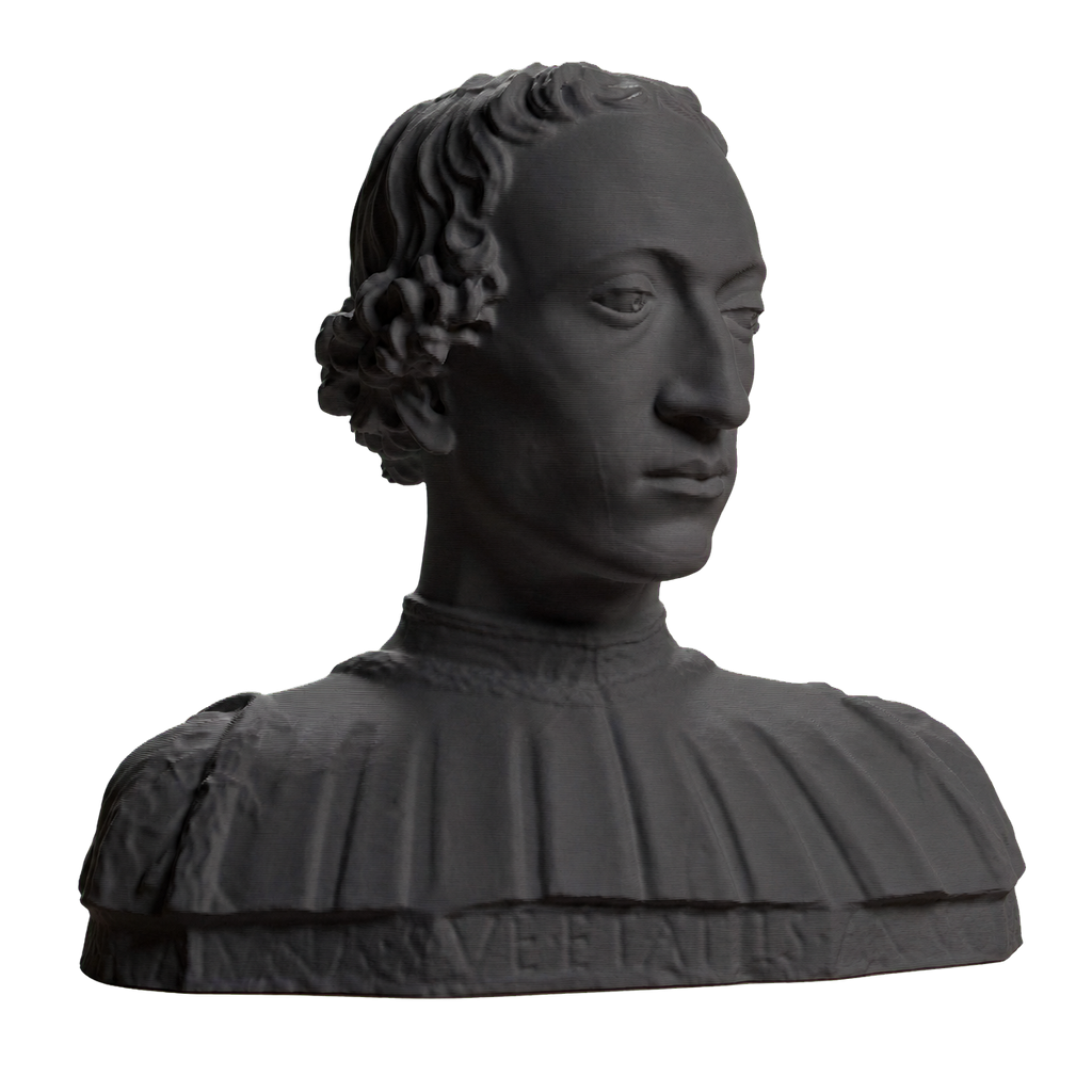 Portrait of Count Rinaldo della Luna Charcoal Black collectible bust
