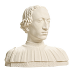 Portrait of Count Rinaldo della Luna Ivory White collectible bust