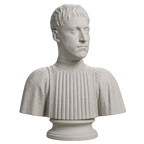 Portrait of Piero (I) de' Medici Marble Stone collectible bust