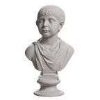 Boy with field army cap Marble Stone collectible bust