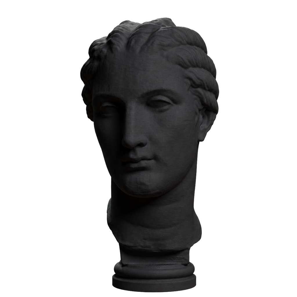 Young Woman Korinna Charcoal Black collectible bust