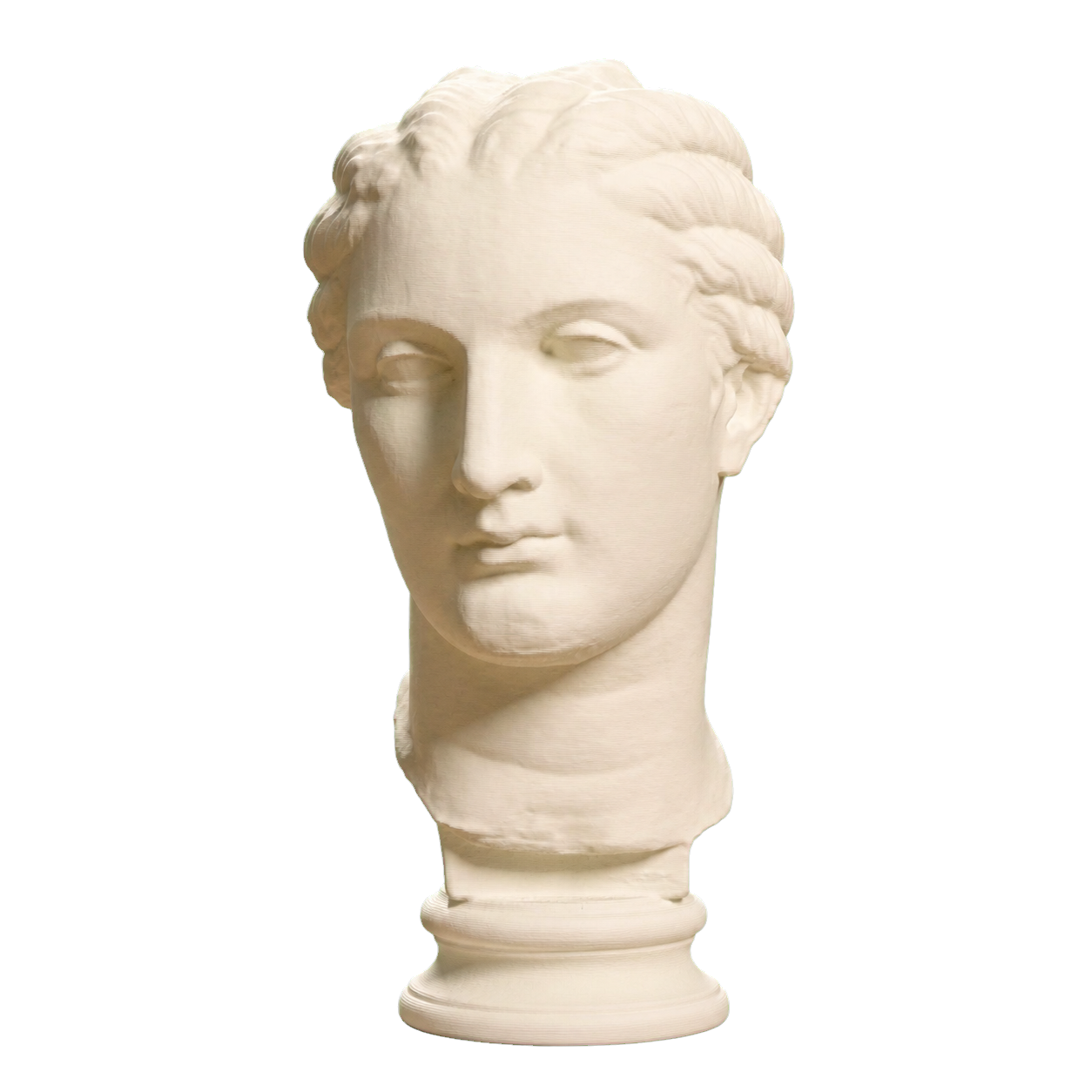 Young Woman Korinna Ivory White collectible bust