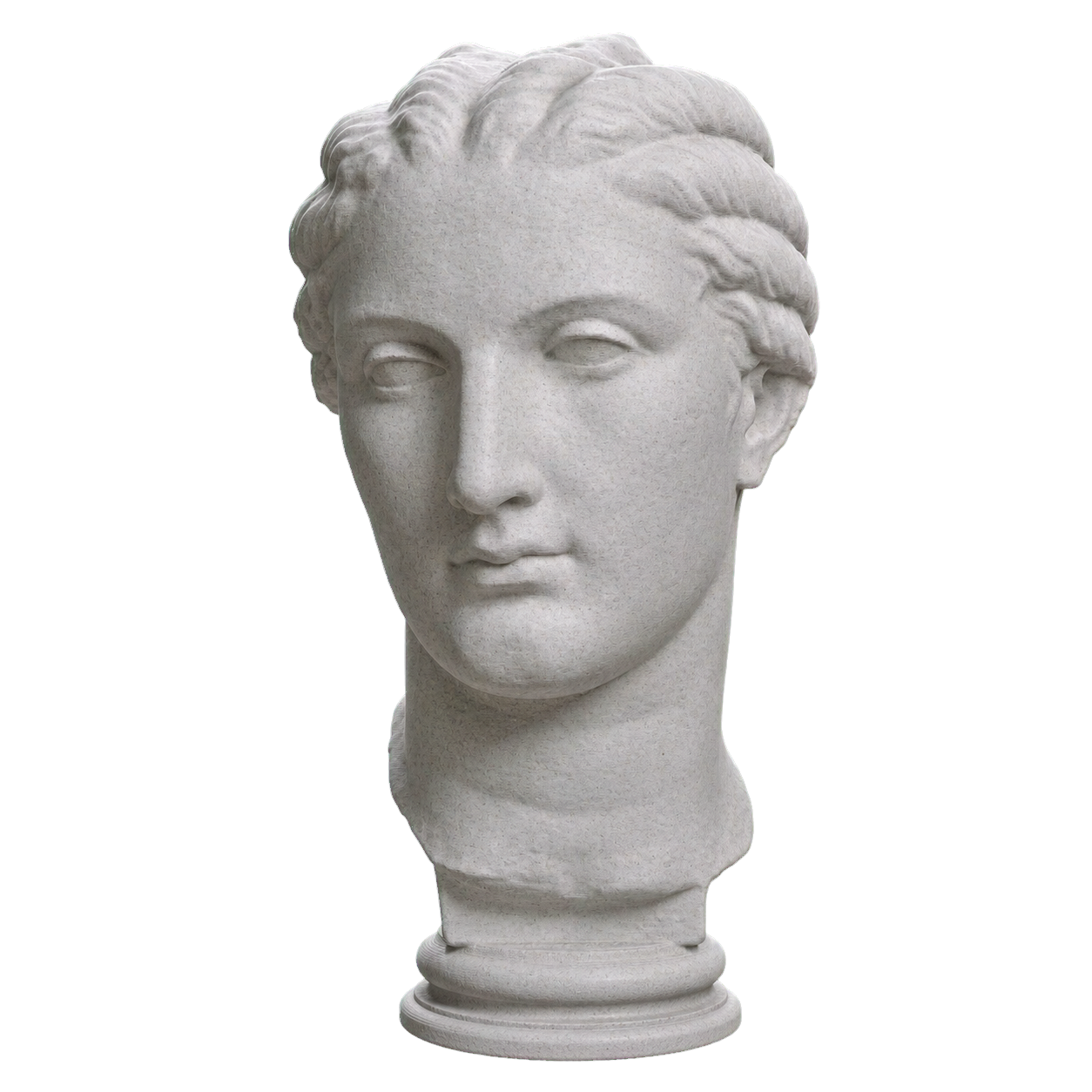 Young Woman Korinna Marble Stone collectible bust