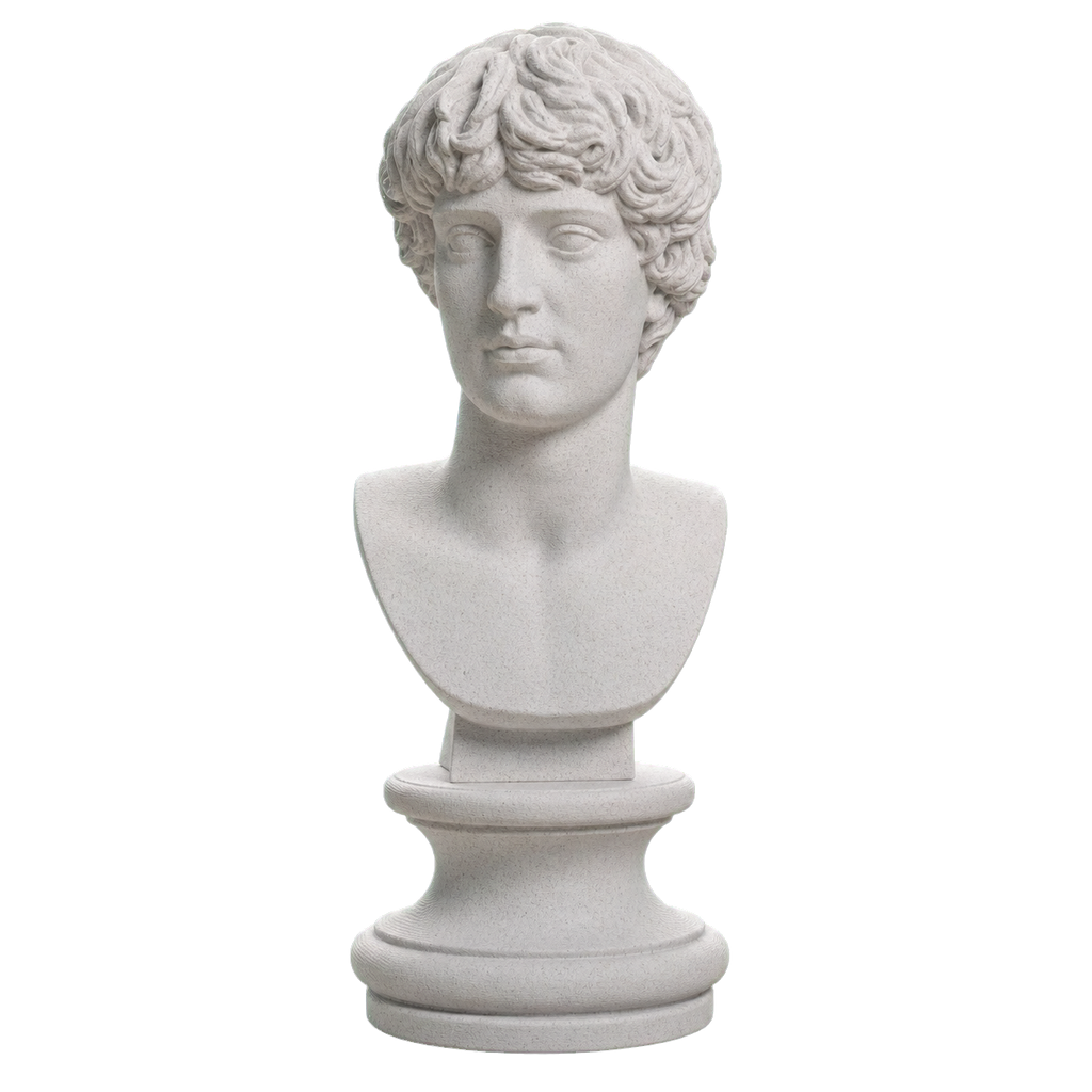 Portrait of a man Marble Stone collectible bust