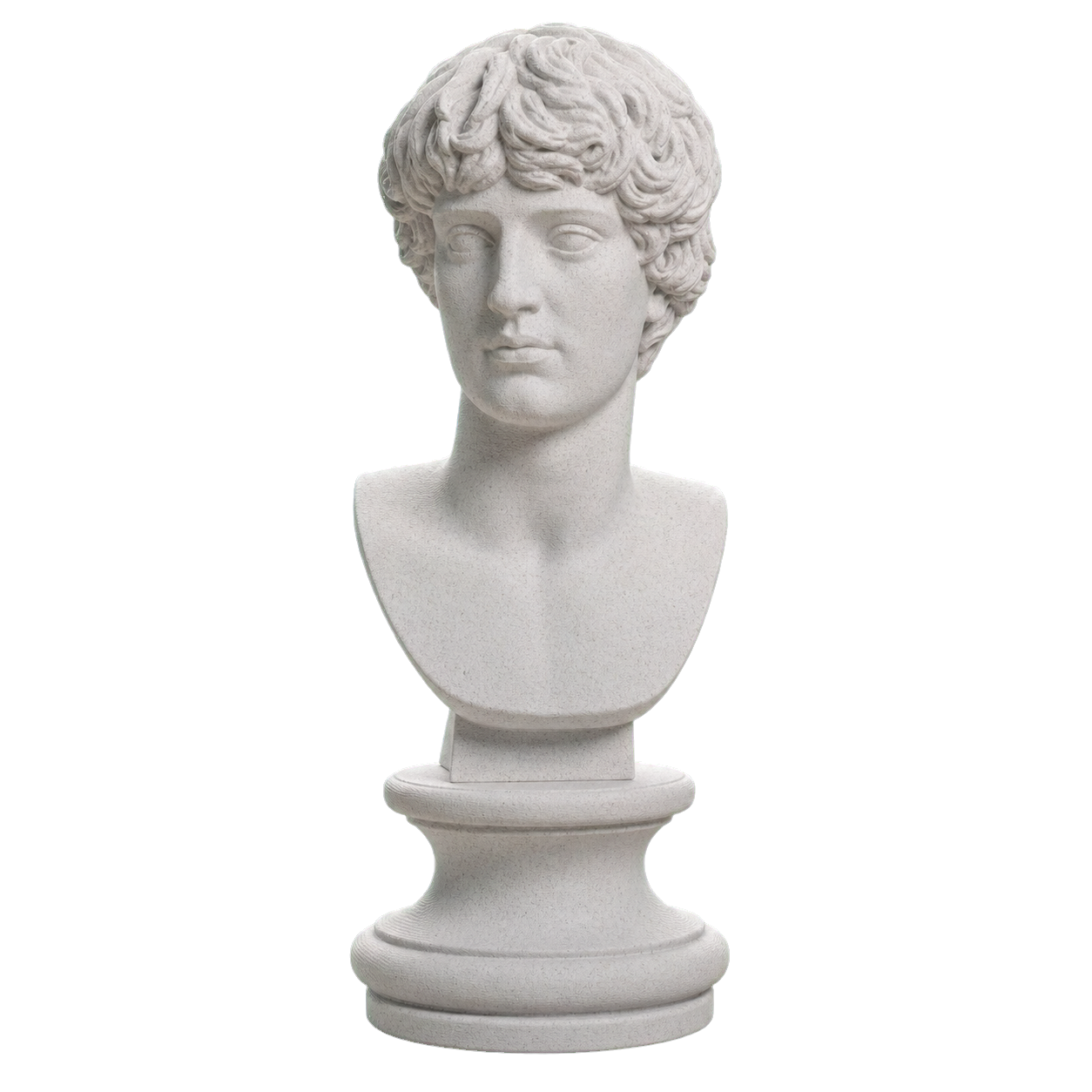 Portrait of a man Marble Stone collectible bust