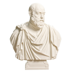 Portrait of Ottaviano Grimani Ivory White collectible bust
