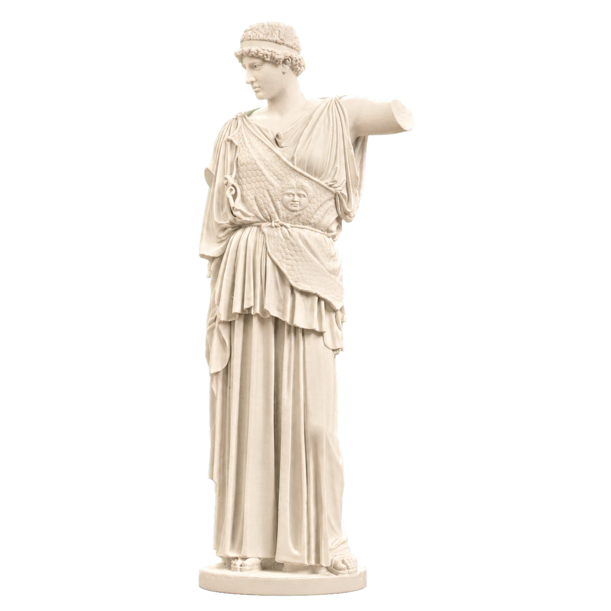 Lemnian Athena Ivory White collectible bust