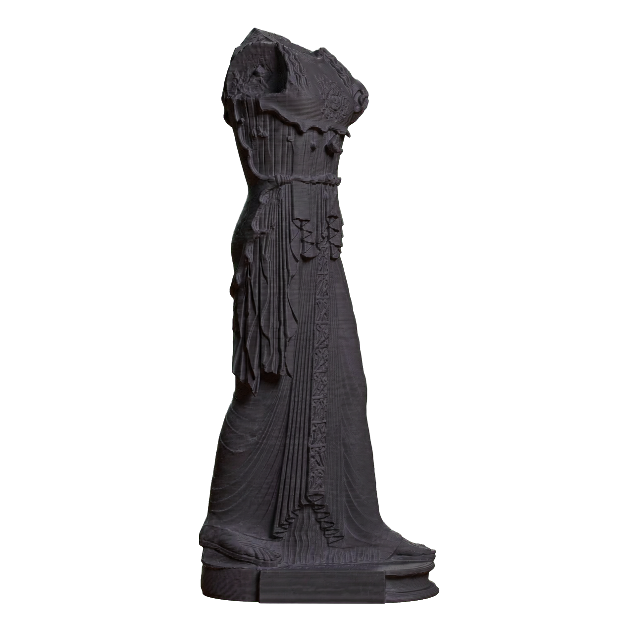 Athena Promachos the so-called Dresden Pallas Charcoal Black collectible bust