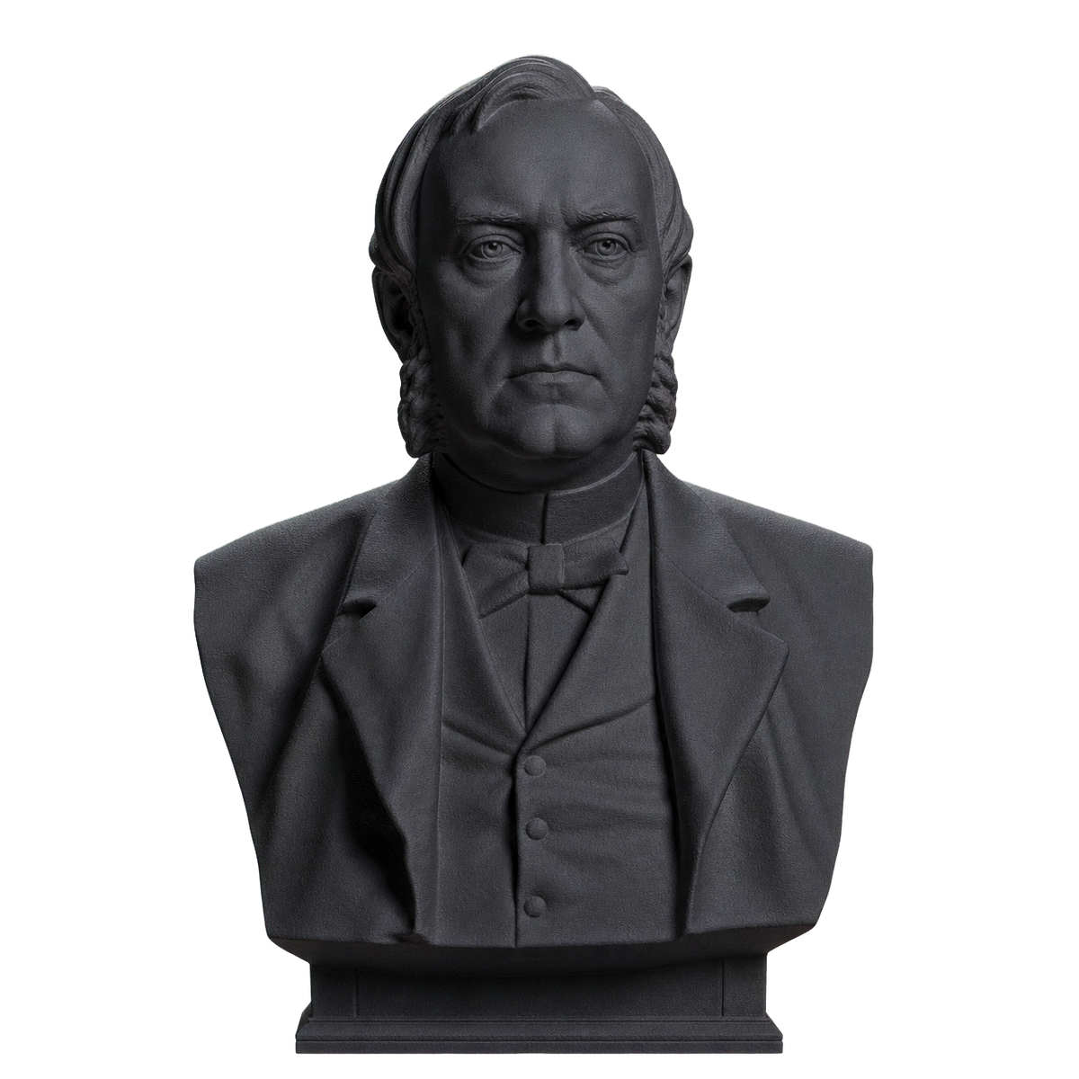 Louis Gerard de Geer Charcoal Black collectible bust