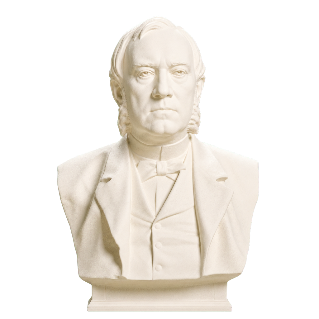 Louis Gerard de Geer Ivory White collectible bust
