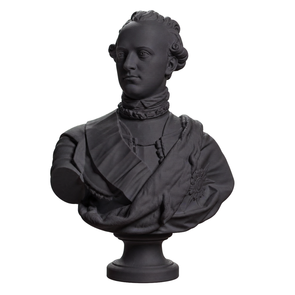 Carl XIII King of Sweden Charcoal Black collectible bust