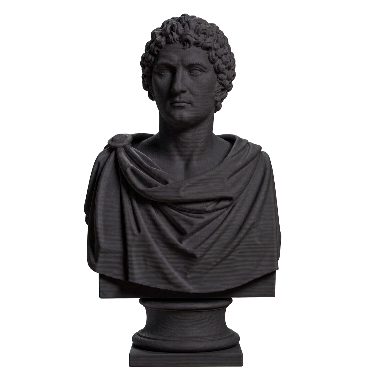 Carl XIV Johan Charcoal Black collectible bust