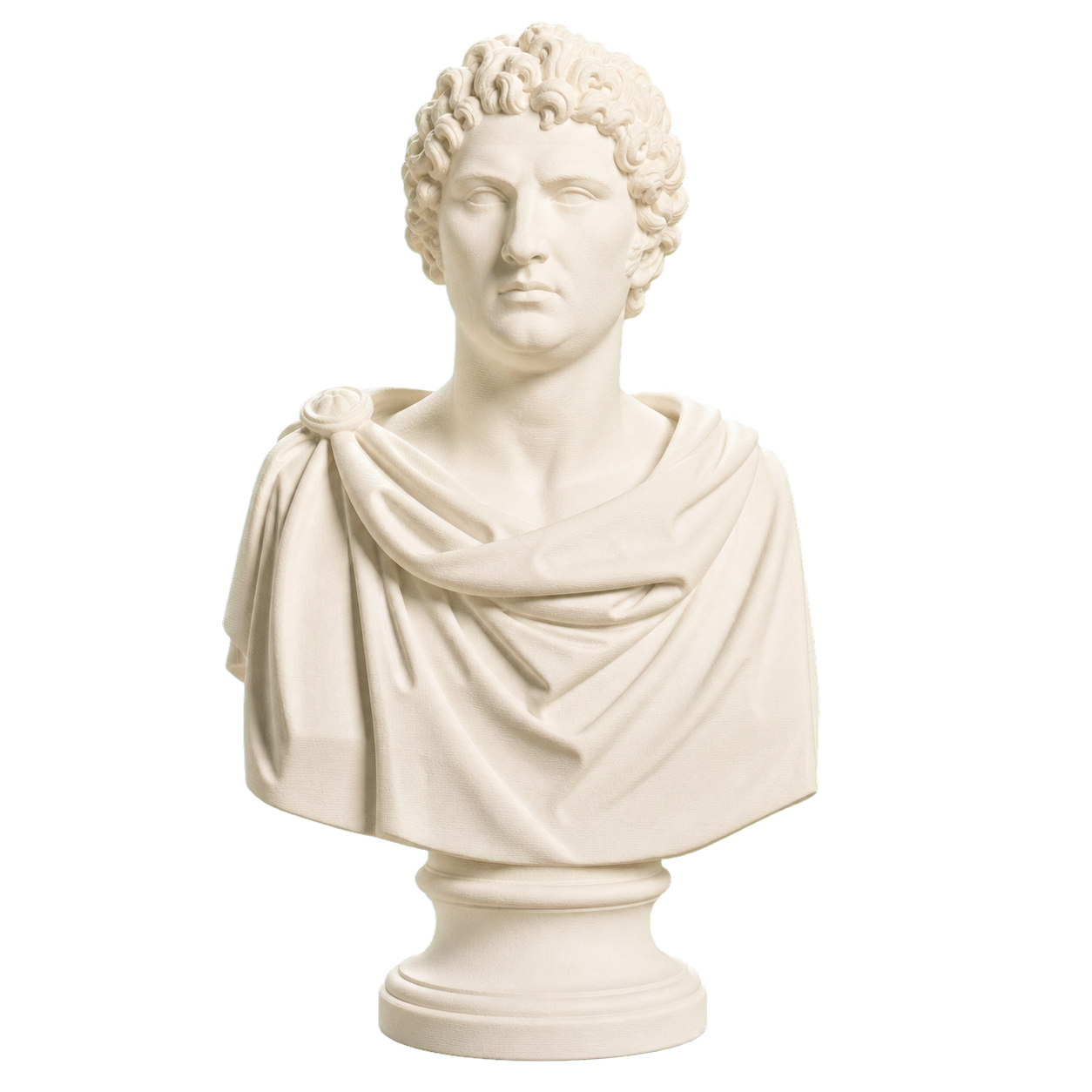 Carl XIV Johan Ivory White collectible bust
