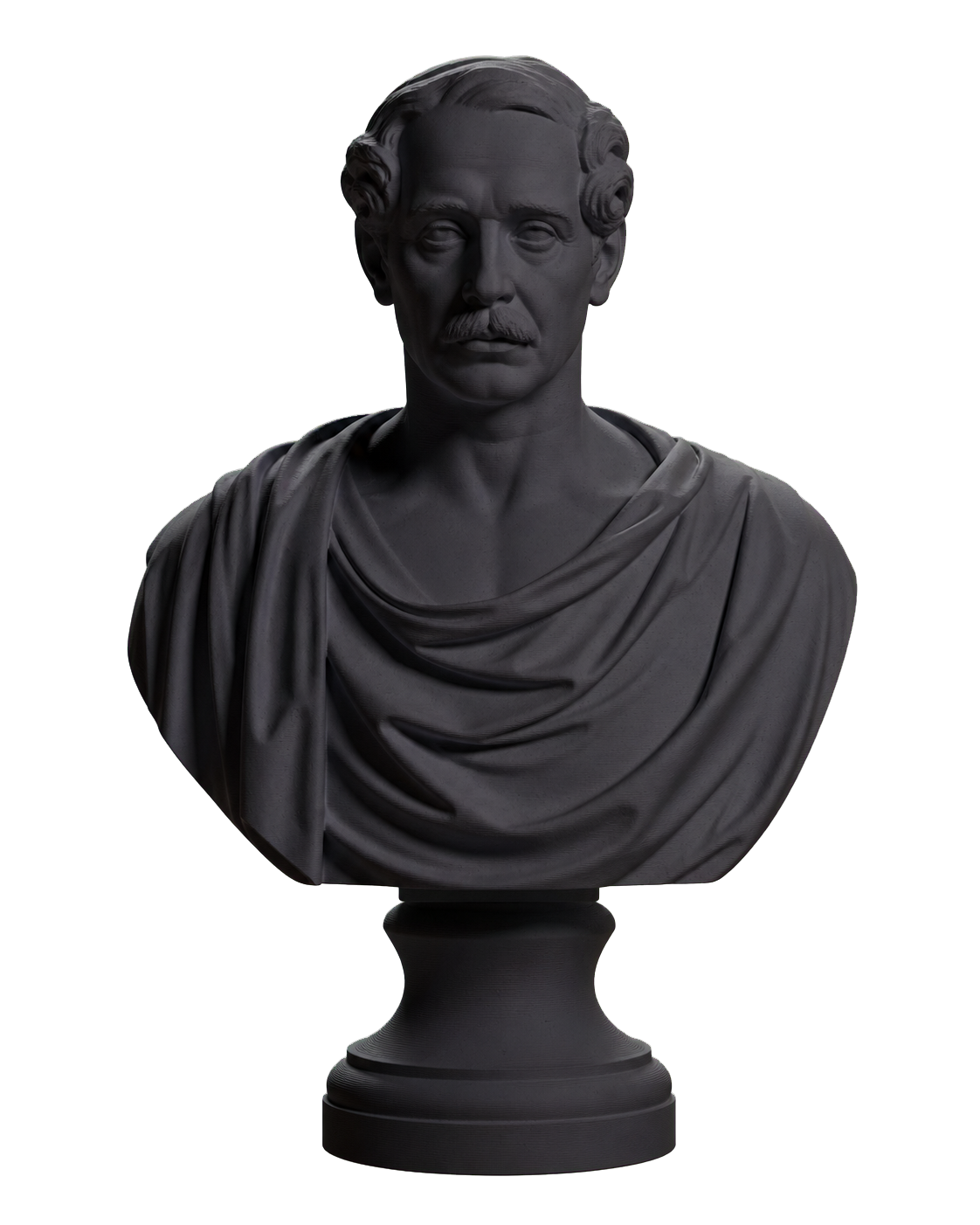 Nils Ericson Charcoal Black collectible bust