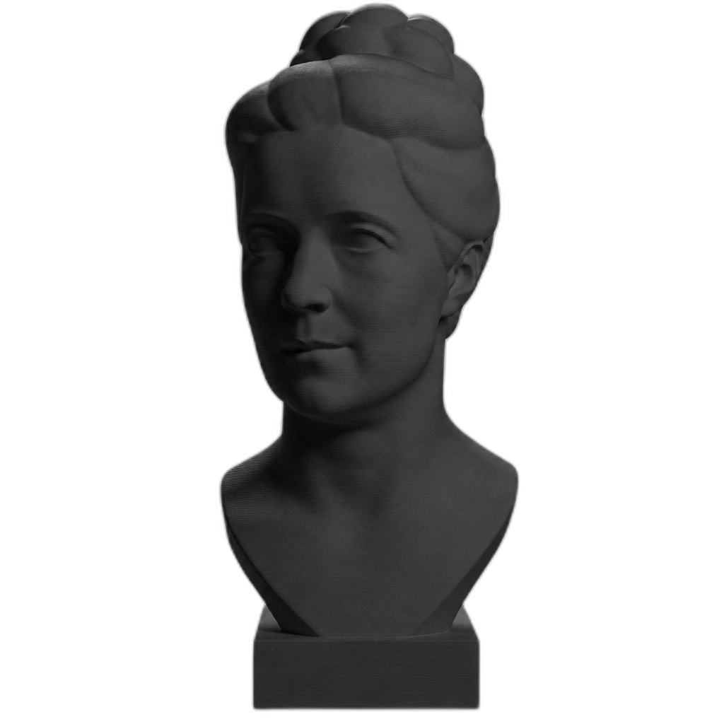 Selma Lagerlof Charcoal Black collectible bust