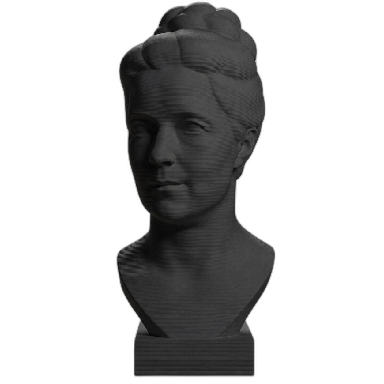 Selma Lagerlof Charcoal Black collectible bust