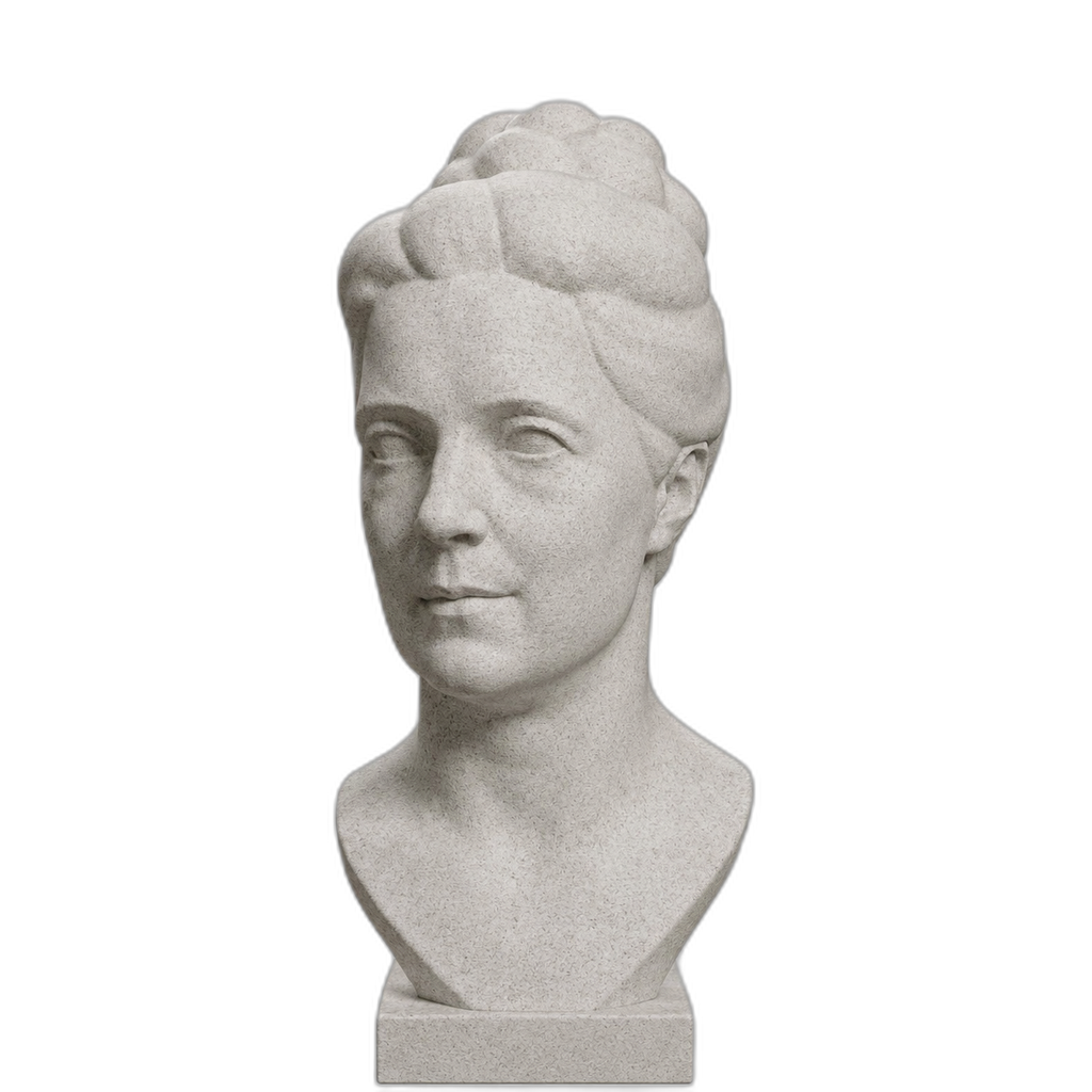 Selma Lagerlof Marble Stone collectible bust