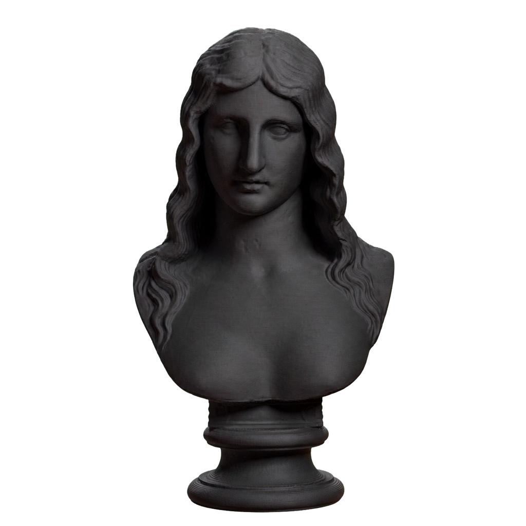 Bust of a Barbarian Woman Charcoal Black collectible bust