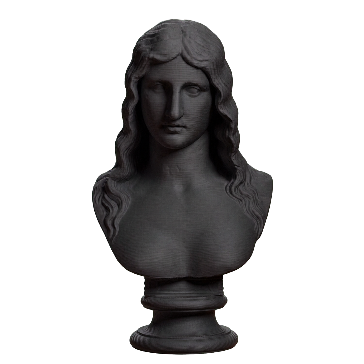 Bust of a Barbarian Woman Charcoal Black collectible bust