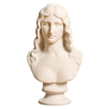 Bust of a Barbarian Woman Ivory White collectible bust