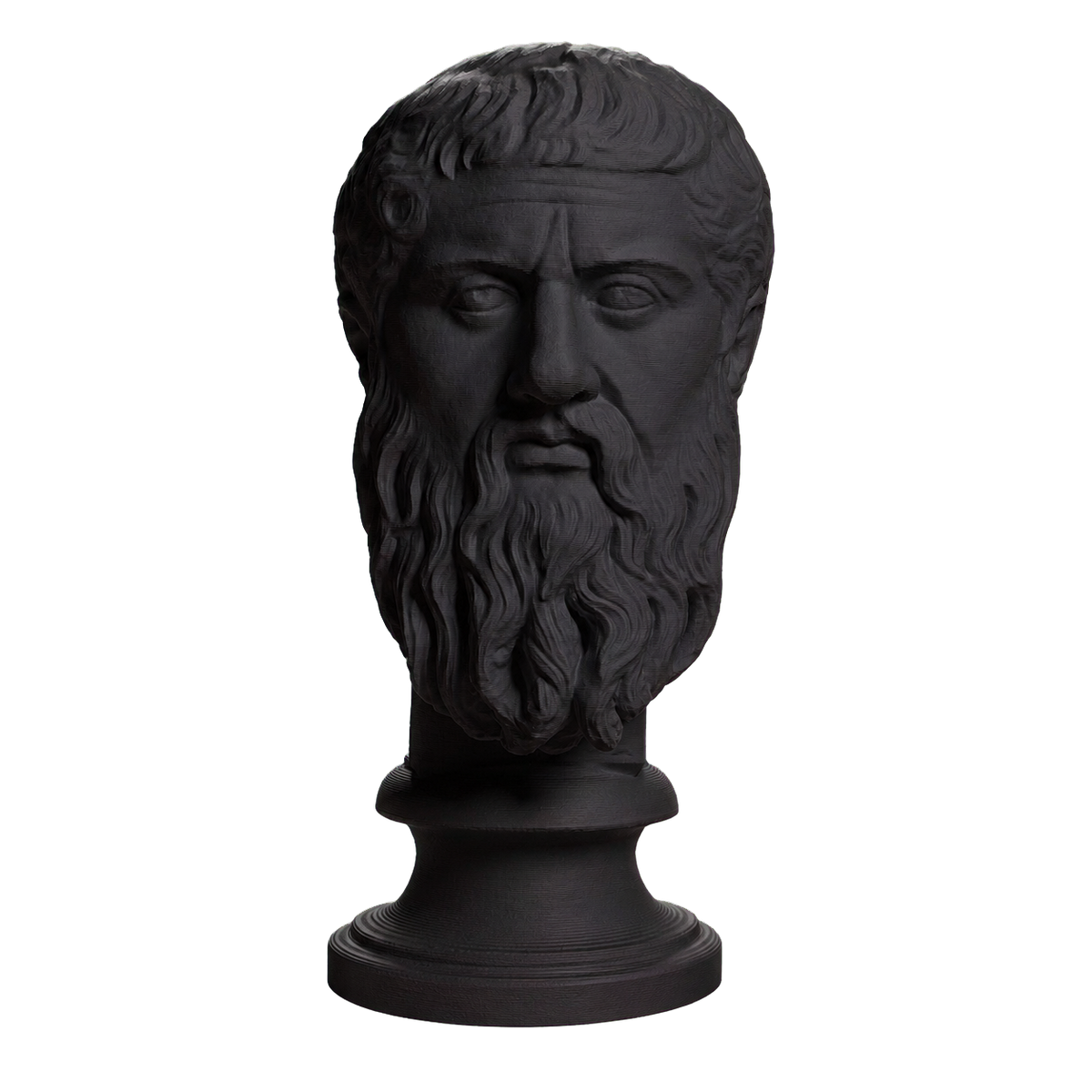 Plato Charcoal Black collectible bust