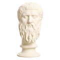 Plato Ivory White collectible bust