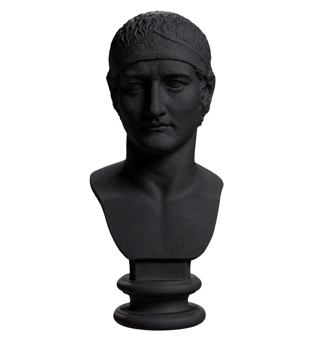 Drusus Julian-Claudian prince Charcoal Black collectible bust
