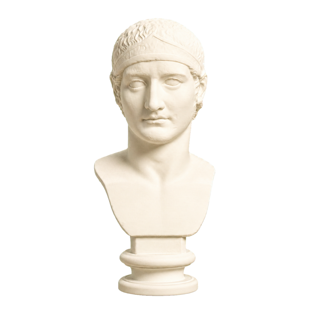 Drusus Julian-Claudian prince Ivory White collectible bust
