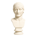 Drusus Julian-Claudian prince Ivory White collectible bust
