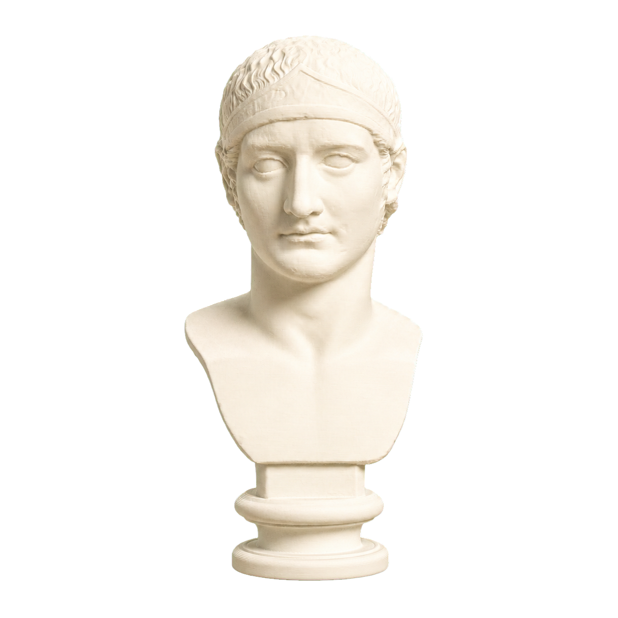 Drusus Julian-Claudian prince Ivory White collectible bust