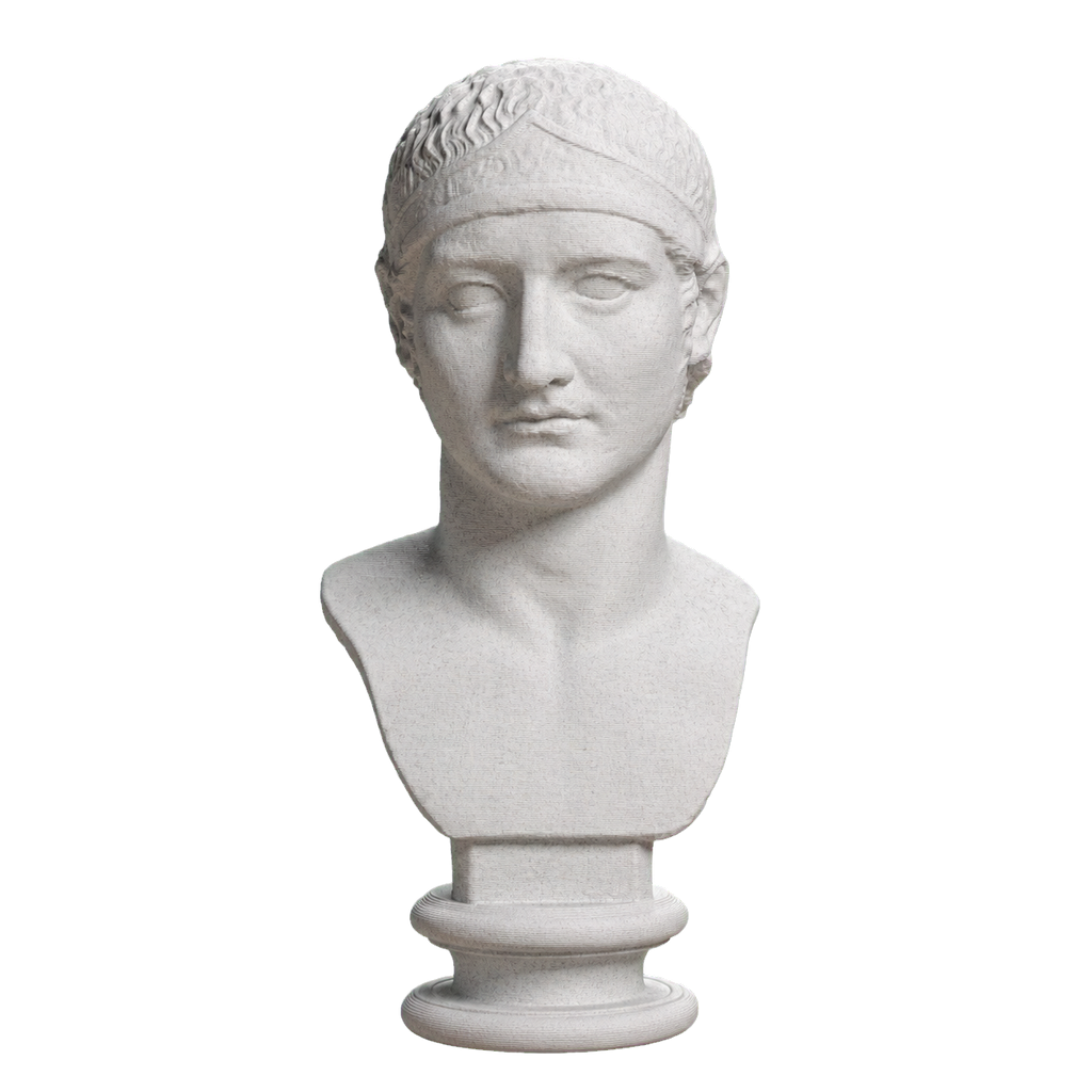Drusus Julian-Claudian prince Marble Stone collectible bust