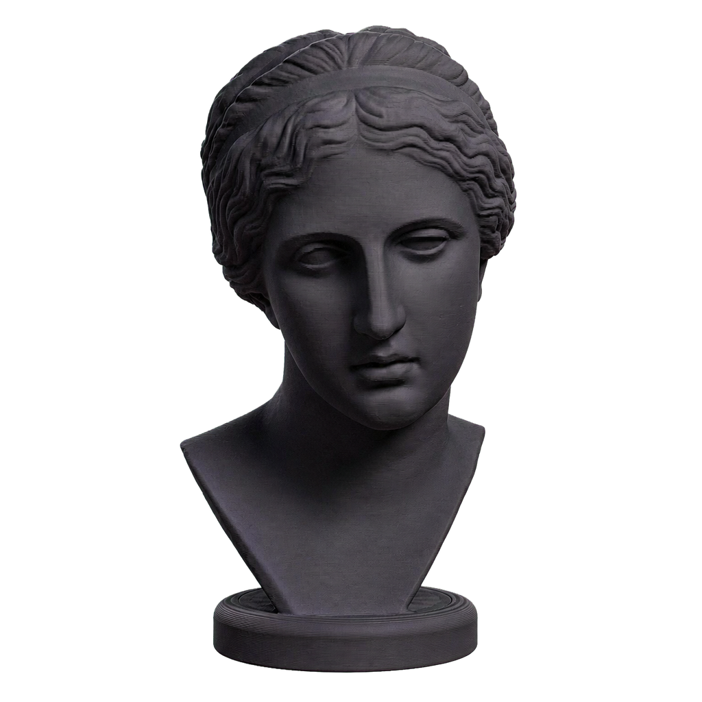 Nymph or muse or Charcoal Black collectible bust