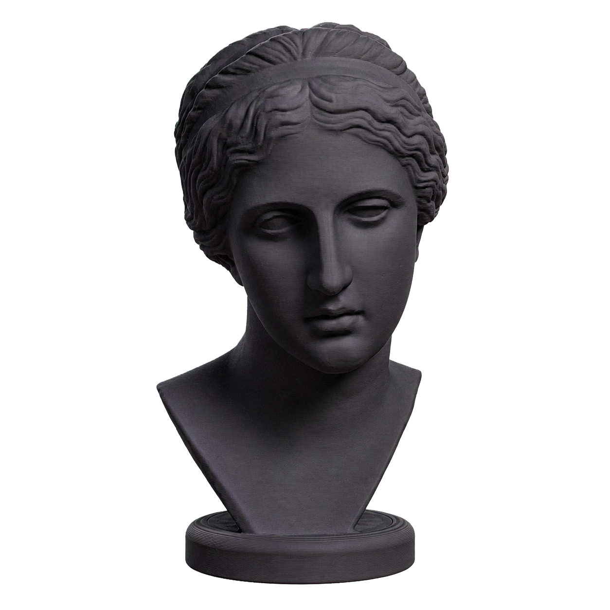 Nymph or muse or Charcoal Black collectible bust