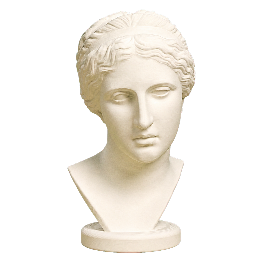 Nymph or muse or Ivory White collectible bust