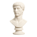 Portrait of an Augustine Prince Marcellus (?) Ivory White collectible bust