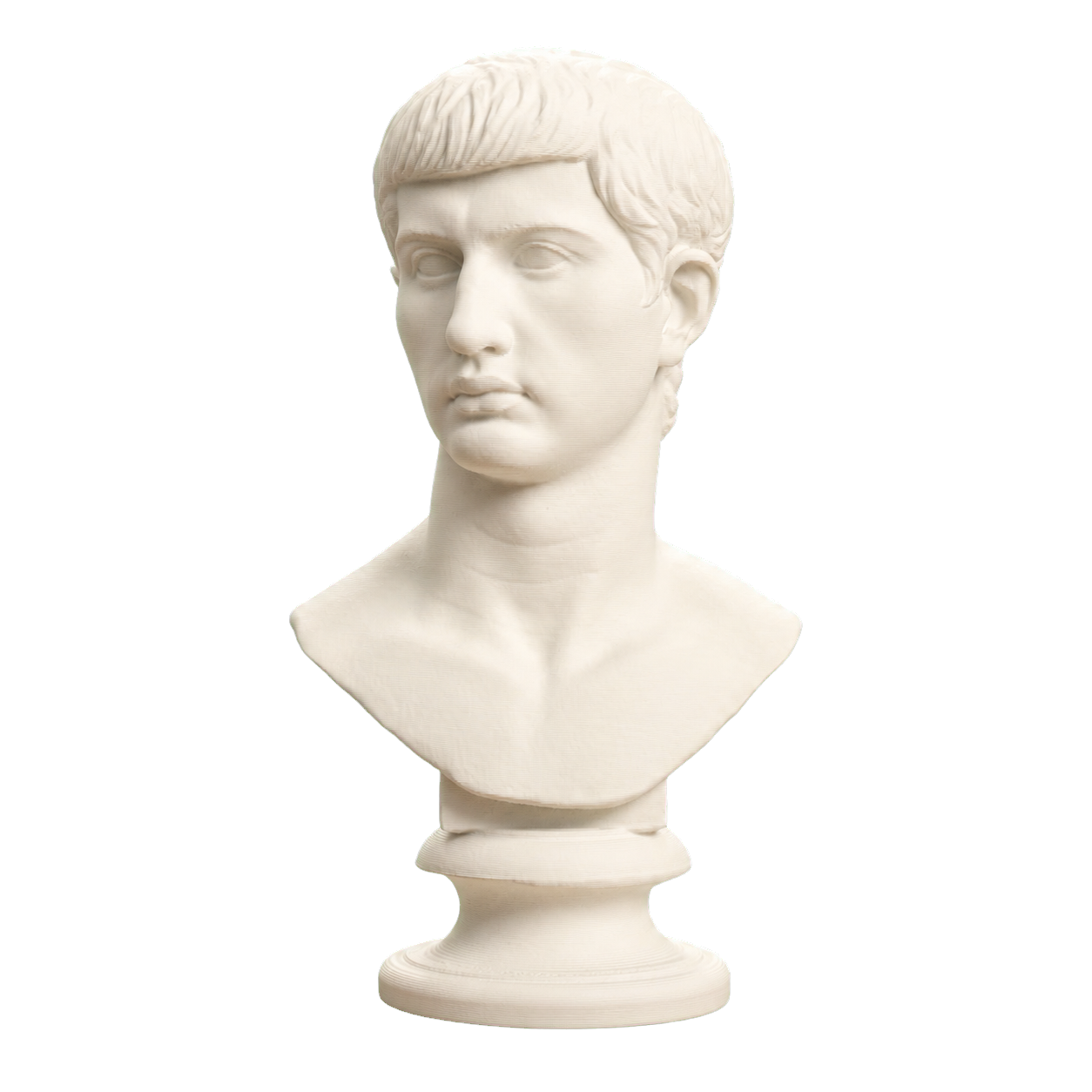 Portrait of an Augustine Prince Marcellus (?) Ivory White collectible bust