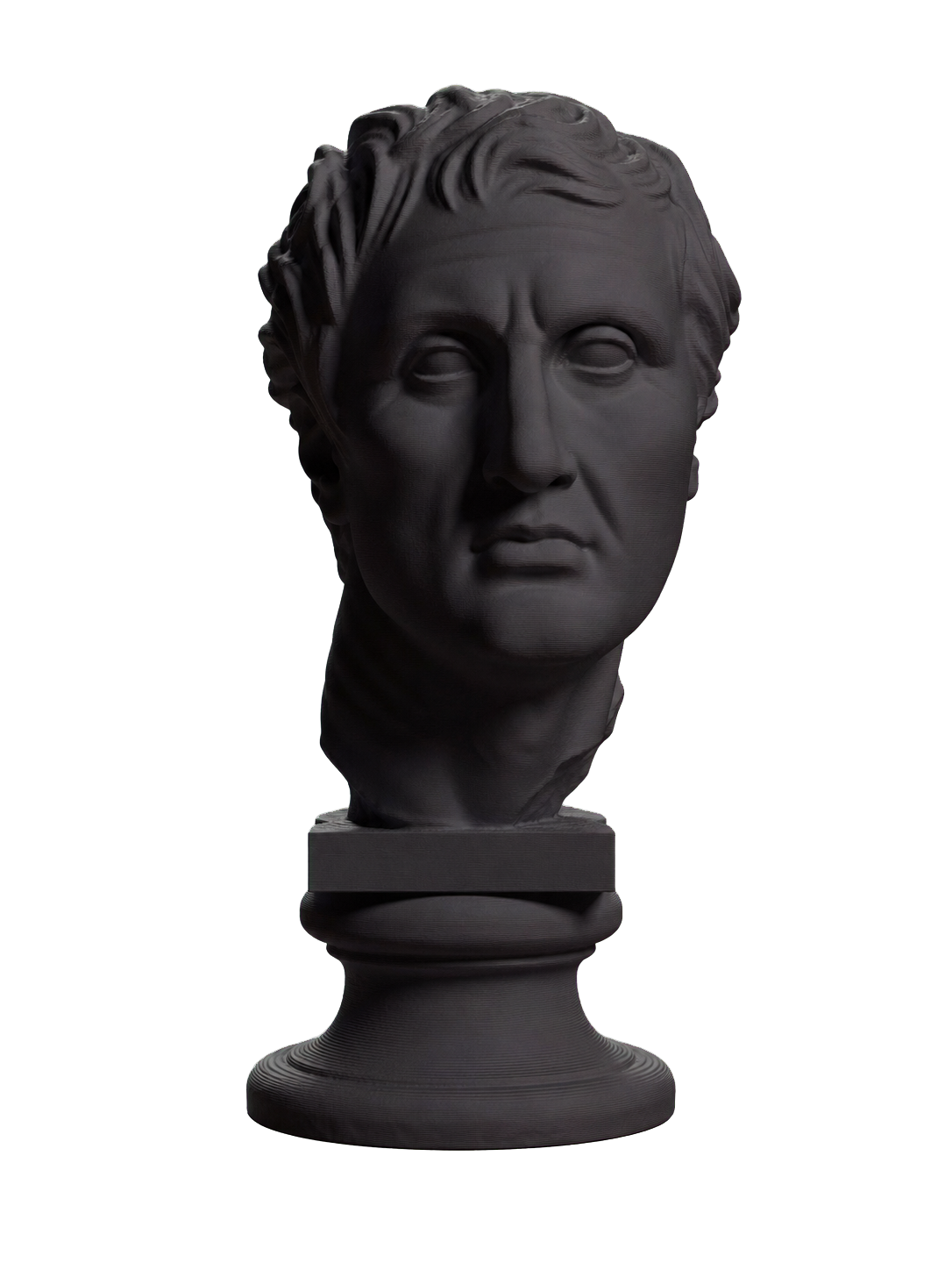 Menander Charcoal Black collectible bust