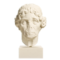 Elderly woman Lysimache Ivory White collectible bust